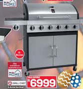 Grill Chef 6 Burner Gas Braai