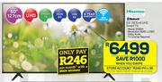 Hisense 50" (127cm) UHD Smart TV 50A6H