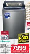Hisense 18Kg Titanium Grey Top Loader Washing Machine WTY1802T
