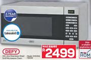 Defy 34L Stainless Steel Grill Microwave Oven DMO392