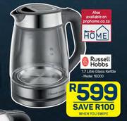 Russell Hobbs 1.7L Glass Kettle 16000