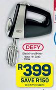 Defy Black Hand Mixer HM5040
