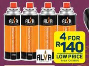 Alva Butane Gas Cartridge-For 4