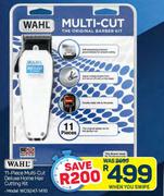 Wahl 11 Piece Multi Cut Deluxe Home Hair Cutting Kit WC9247-1416