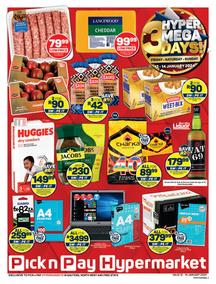 Pick n Pay Hypermarket Gauteng, Free State, North West: Hyper Mega Days (12 January - 14 January 2024)