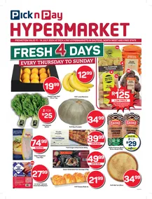 Pick n Pay Hypermarket Gauteng, Free state, North West : Hyper Fresh Specials (11 July - 14 July 2024) 