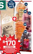 Market Fresh Potatoes 7Kg+ Any 3(Butternut 4Kg, Beetroot, Carrot Or Sweet Potato Bag 2Kg)-For All 4