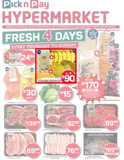 Pick n Pay Hypermarket Gauteng, Free state, North West : Hyper Fresh Specials (25 July - 28 July 2024), page 1