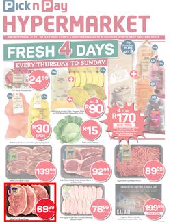 Pick n Pay Hypermarket Gauteng, Free state, North West : Hyper Fresh Specials (25 July - 28 July 2024), page 1