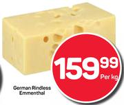 German Rindless Emmenthal-Per Kg