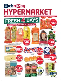 Pick n Pay Hypermarket Gauteng, Free state, North West : Fresh & Rugby Specials (18 July - 21 July 2024)