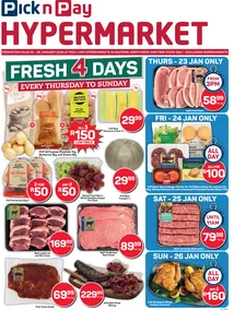 Pick n Pay Hypermarket Gauteng, Free state, North West : Hyper Fresh Specials (23 January - 26 January 2025)