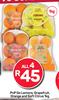PnP Go Lemons, Grapefruit, Orange & Soft Citrus-For 4 x 1Kg