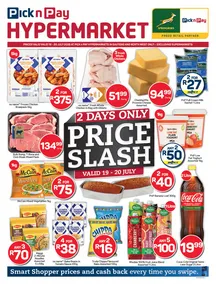 Pick n Pay Hypermarket Gauteng, North West & Free State : Price Slash Specials (19 July - 20 July 2025)
