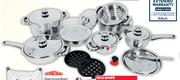 Issolli 21 Piece Crown Cookware Set With Lids
