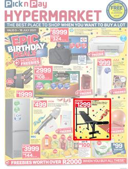 Pick n Pay Hyper : Epic Birthday Deals (05 July - 18 July 2021), page 1
