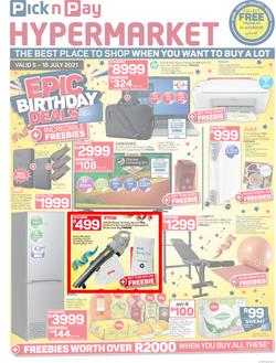 Pick n Pay Hyper : Epic Birthday Deals (05 July - 18 July 2021), page 1
