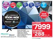 Hisense 58" (147cm) UHD Smart TV 58A7100F