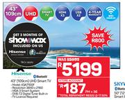 Hisense 43" (109cm) UHD Smart TV 43A7100F