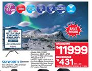 Skyworth 65" (165cm) UHD Android Smart Infinity TV 65SUC9300