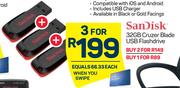 Sandisk 32GB Cruzer Blade USB Flashdrive-Each