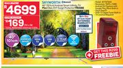 Skyworth 40" (101cm) Android Smart Infinity TV 40TB7000 + Ellies XH1 Surge Protector Freebie