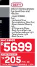 Defy 600mm Slimline Imitate Eye Level Oven And Hob Set DCB8866