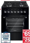 Hisense 600mm Gas And Electric Stove HFS604GEB