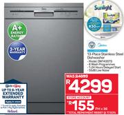 Midea 13-Place Stainless Steel Dishwasher DW143STS