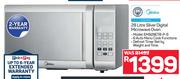 Midea 28Ltr Silver Digital Microwave Oven EM928ETB-P-S