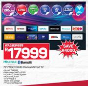 Hisense 75" (190cm) UHD Premium Smart TV 75A6GS