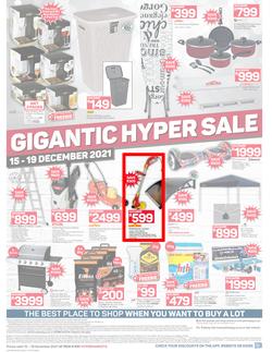 Pick n Pay Hypermarket : Gigantic Hyper Sale (15 December - 19 December 2021), page 2