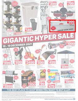 Pick n Pay Hypermarket : Gigantic Hyper Sale (15 December - 19 December 2021), page 2