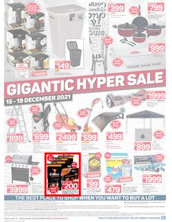 Pick n Pay Hypermarket : Gigantic Hyper Sale (15 December - 19 December 2021), page 2