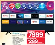 Hisense 50" (127cm) UHD Smart TV 50A6G
