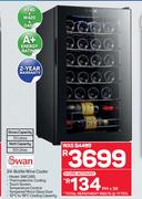 Swan 24 Bottle Wine Cooler SWC28S