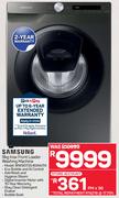 Samsung 9Kg Inox Front Loader Washing Machine WW90T554DAN/FA