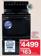 Defy 4 Plate Black Stove DSS494