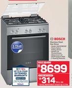 Bosch Stainless Steel Gas Stove HGA120E50Z