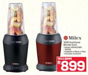 Milex 1200 Nutritional Blender MNM003BK-Each