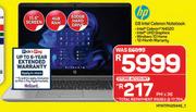 HP G8 Intel Celeron Notebook