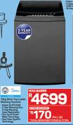 Midea 13Kg Silver Top Loader Washing Machine KL13TLE4M