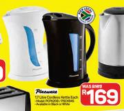 Pineware 1.7L Cordless Kettle PCPK20B/PSCK845-Each