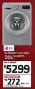LG 7kg Metallic Front Loader F12U2QNP7S/AESQESA
