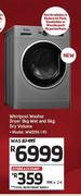 Whirpool 9kg Washer Dryer Wet & 6kg Dry Volume WWD9614S