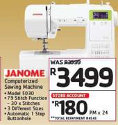 Janome Computerized Sewing Machine 5030