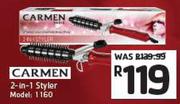 Carmen 2-In-1 Styler 1160