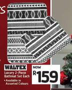 Waltex Luxury 2-Piece Bathmat Set-Each