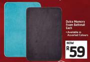 Dulce Memory Foam Bathmat-Each