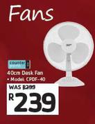 Counter Point 40cm Desk Fan CPDF-40
